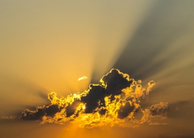 Photo of clouds and sunset