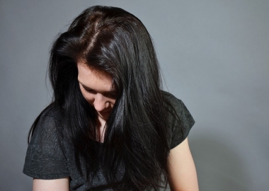 Sad looking woman