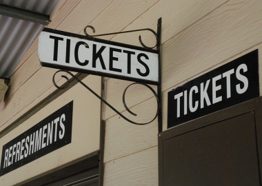 Photo of signs that read Tickets
