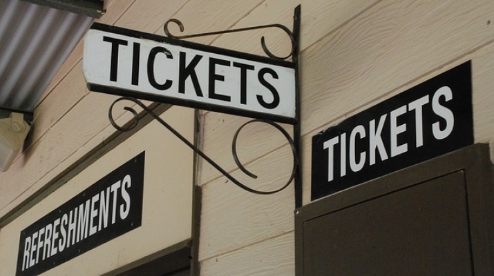 Photo of signs that read Tickets