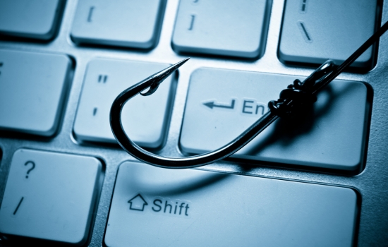 Keyboard with fishing hook on top