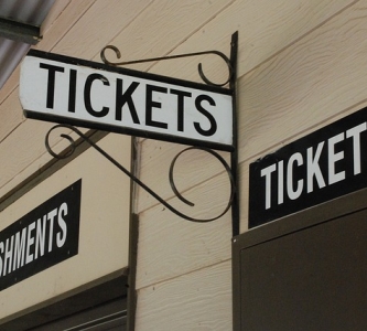 Photo of signs that read Tickets