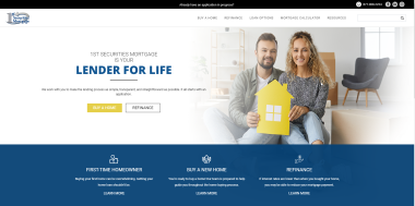 1st Securities Mortgage home page