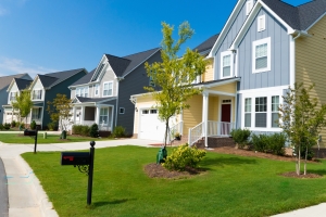 homes in a neighborhood